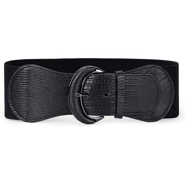 Amaxiu Women Wide Elastic Belt, Adjustable Stretch Waist